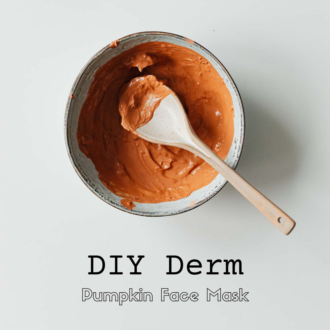 DIY Derm Pumpkin Halloween Skincare Face Mask