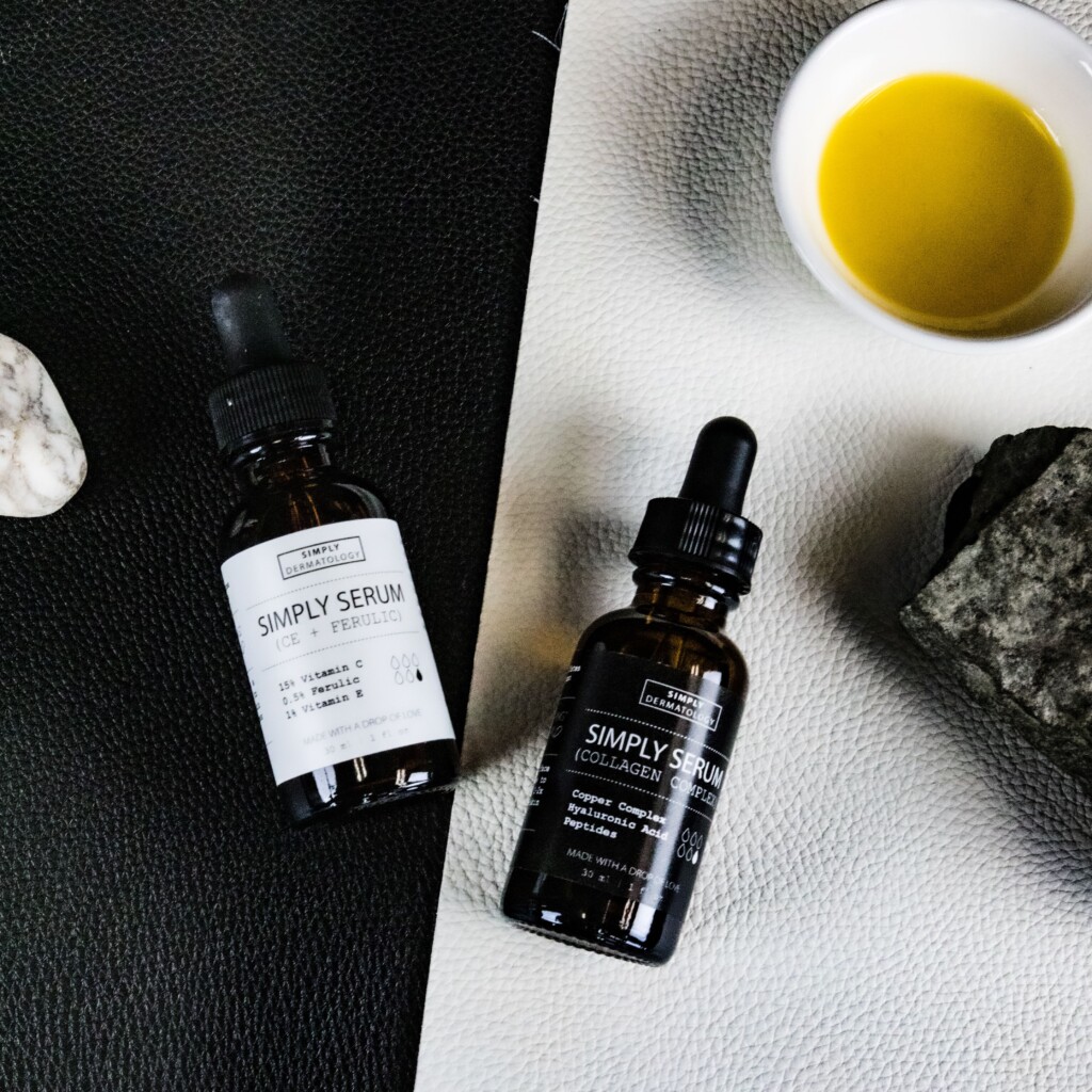 Dynamic Duo from the Simply Collection. CE + Ferulic and Collagen Complex
