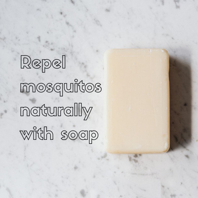 Repel mosquitos naturally with soap