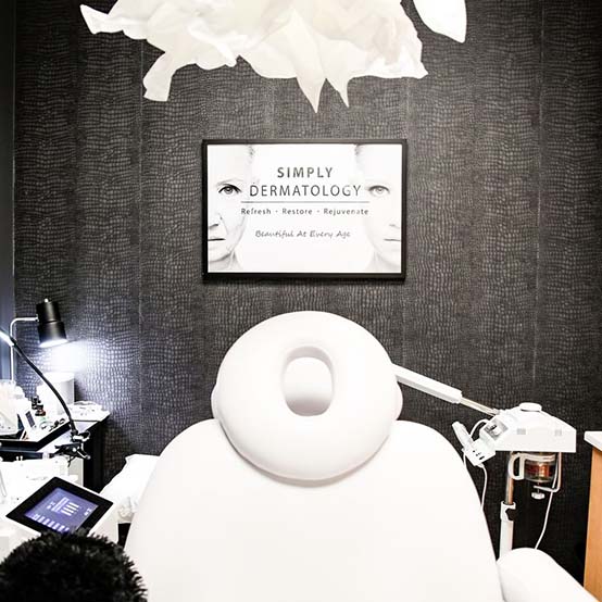 Simply Dermatology Patient Room