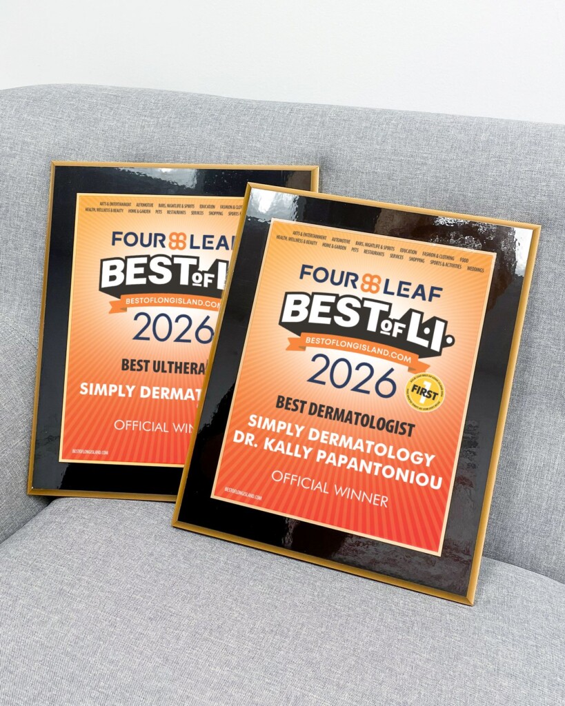 Two 2026 Best of Long Island awards for Best Dermatologist and Best Ulthera.