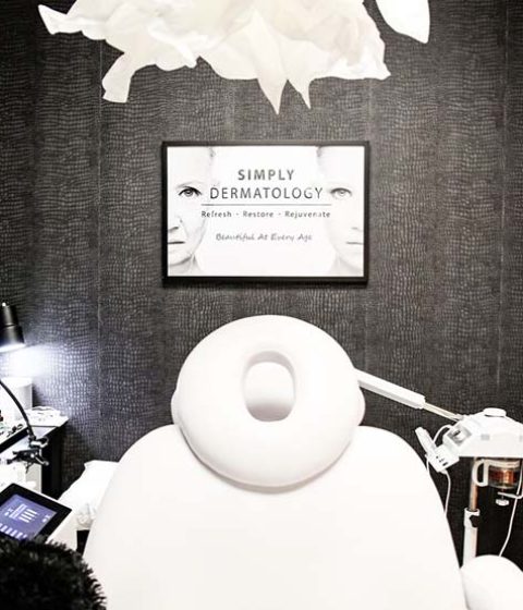 Simply Dermatology Patient Room