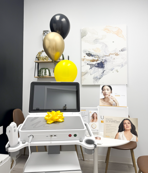 Ultherapy Prime device at Simply Dermatology for non-surgical skin tightening