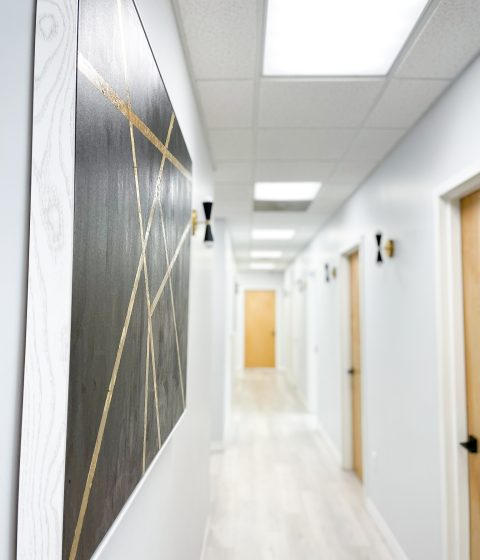 Simply Derm Office Hallway